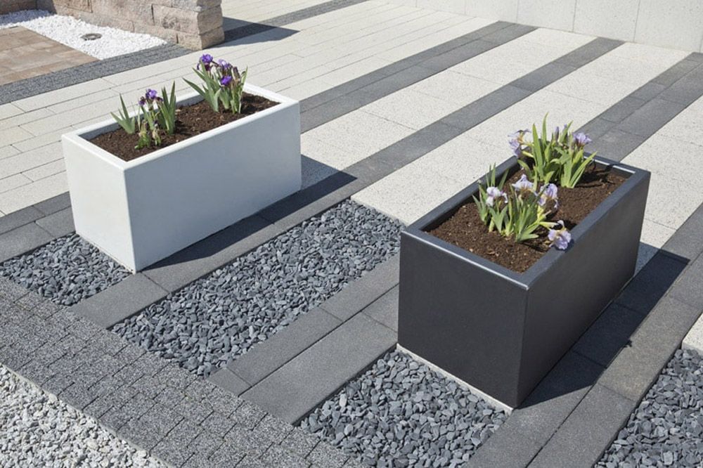 donice betonowe na kwiaty